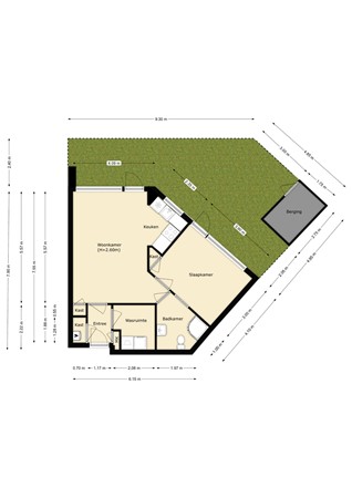 Floorplan - De Eik 43, 3161 JB Rhoon